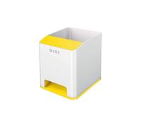 Leitz Cubilete con Función de Altavoz, WOW, Blanco/Amarillo, 53631016