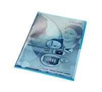 LEITZ Dosier Ángulo Recto PVC 150µ A4 Azul