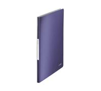 Leitz Escaparate Style Carpeta con 40 fundas, Azul titan, Din A4