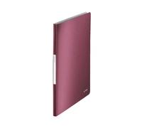 Leitz Escaparate Style Carpeta con 40 fundas Rojo Granate DIN A4