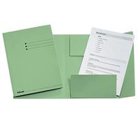 Leitz ESSELTE 1033308 - Subcarpetas de 3 solapas 275 grs DIN A4 color verde