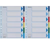 Leitz Esselte 15260 - Lengüeta de índice (polipropileno, A4, simple), multicolor (Paquete de 2)