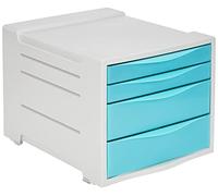 Leitz Fichero Esselte de plástico 4 cajones azul 245x365x285 mm