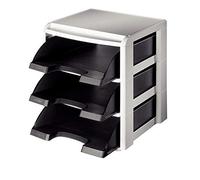 Leitz Estante de Bandejas Portadocumentos A4, Negro, Gama Plus, 53270095