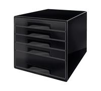 Leitz Fichero de cajones Dual Desk Cube 5 cajones negro/antracita