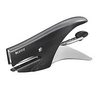 Leitz grapadora de pinza, carga trasera (Capacidad de hasta 15 hojas, metal, Style, color Nero Satin
