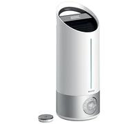 Leitz Humidificador ultrasónico TruSens, N-300 grande para 45 m², con control y control de humedad, para oficinas, dormitorios y habitaciones infantiles, depósito de 8 litros, blanco/plata, 2415168