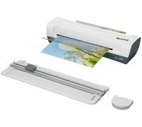 Leitz iLAM Home Plastificadora A4 + Cizalla + Recortador de Esquinas + 5 Bolsas Plastificar