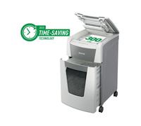 Leitz Destructora de documentos IQ Autofeed Office 300, capacidad de recogida 60 l