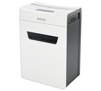 Leitz Destructora de papel IQ 6M Premium – Corte en micropartículas P5, 7–6 hojas, 18 L, Blanca
