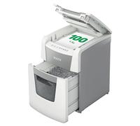 Leitz Destructora automática de papel IQ 100 Autofeed P5 — 100 hojas, Nivel P5, blanca