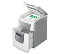 Leitz Destructora IQ Autofeed – Corte transversal P4, automática, 100 hojas, 34 l, blanca
