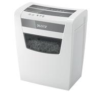 Leitz Destructora de papel IQ Home Office S 80360000 – Corte P4 4x28mm, hasta 8 hojas, 15 L, blanco