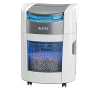 Leitz IQ OptiMax Autofeed 150 Destructora Microcorte Seguridad P5 | Tecnología rotación de cubo, destruye 150 hojas A4 a la vez, cubo 15L, RGPD, oficina teletrabajo, tarjetas CD DVD