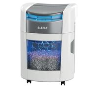 Leitz IQ OptiMax Autofeed 150 Destructora Papel P4, 150 Hojas | Corte cruzado, rotación de cesta, cesta 15L 150 x A4, silenciosa, RGPD, oficina y teletrabajo
