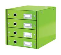 LEITZ Módulo de 4 cajones Click&Store plegable verde