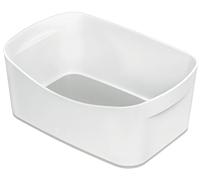 Leitz Bandeja MyBox – mate, impermeable, sin BPA, apta para alimentos, blanco/gris