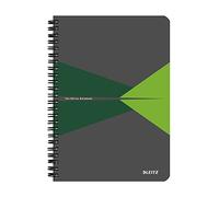 Leitz Office - Cuaderno Cuadriculado con Tapas, A5, Verde