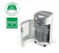 Leitz Destructora de papel IQ OptiMax P5 83580000 Microcorte 15L 6-8 hojas 20 min giro de papelera