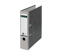 LEITZ Ordner Archivador DIN A4 de 8 cm de lomo, gris claro jaspeado