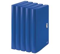 Leitz Recycle Carpeta Archivador de Proyectos para Folios A4, con Capacidad de 250 Hojas de Polipropileno, 100 % Reciclable, Azul - 46230035-1 unidad