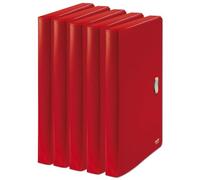 Leitz Carpeta archivador Recycle Proyectos A4 – 250 hojas, polipropileno 100% reciclable Rojo