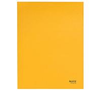 Leitz Recycle Carpeta de Papelería con 3 Solapas para Folios A4, con Capacidad de 250 Hojas y Gomas Elásticas de Cartón Premium, 100 % Reciclado, Amarillo - 39060015