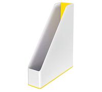 Leitz Revistero, A4, Gama WOW, Bicolor, Blanco/Amarillo, 53621016