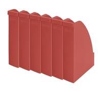 Leitz Revistero Archivador Ecológico, Tamaño A4, 100% Reciclable, Carbono Neutro, Certificado Blue Angel, Gama Recycle, Rojo, 24765020