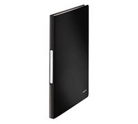 Leitz Solid 45651095 - Archivador con 40 fundas para 80 hojas (A4, polipropileno, 10 unidades), color negro