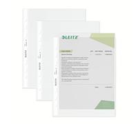 Leitz Standard - Fundas de plástico para documentos (DIN A5, 15 unidades, polipropileno), transparentes