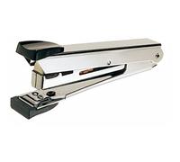 Leitz TEN12 - Mini pinza encuadernadora (metal, 10 hojas), color negro