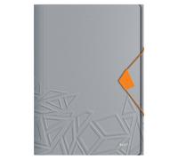 Leitz Urban Chic carpeta de plástico con 3 solapas gris oscuro
