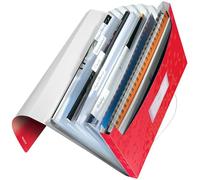 Leitz 4589 WOW carpeta de proyectos roja (6 compartimentos)