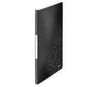 LEITZ WOW Carpeta con 20 Fundas A4 Negro (Set de 10)