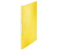 LEITZ WOW Carpeta con 20 Fundas Flexible A4 Amarillo