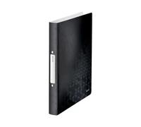 Leitz Wow Carpeta de 2 anillas redondas 25 mm Din A4 Negro