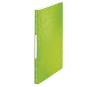 LEITZ WOW Carpeta de Fundas A4 Verde con 40 Fundas (Set de 10)