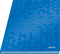 Leitz Wow - Cuaderno de tapa rígida, A4, Azul (Brillante)