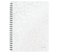 Leitz Wow - Cuaderno de tapa rígida, A4, Blanco