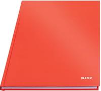 Leitz Wow - Cuaderno de tapa rígida, A4, Rojo