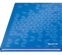 Leitz Wow - Cuaderno de tapa rígida, A5, Azul (Brillante)