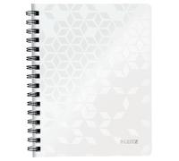 Leitz Wow - Cuaderno de tapa rígida, A5, Blanco