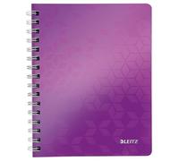 Leitz Wow - Cuaderno de tapa rígida, A5, Púrpura