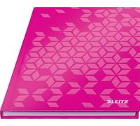 Leitz Wow - Cuaderno de tapa rígida, A5, Rosa (Rosa Brillante)