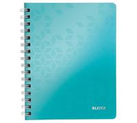 Leitz 4639 WOW cuaderno espiral A5 rayado 80gr 80 hojas turquesa metalizado (2 agujeros)
