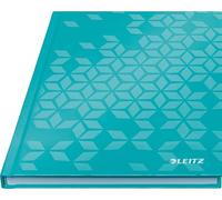 Leitz Wow - Cuaderno de tapa rígida, A5, Turquesa (Ice Blue)