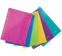 Leitz WOW - Funda A4, 6 unidades, colores surtidos
