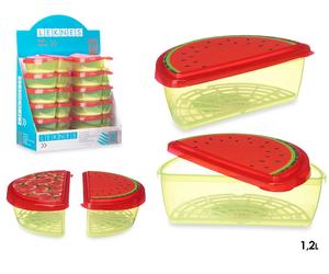 LEKNES Tupper Fruta Sandía y Fresa 1.2 L