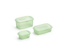 Lékué Kit de 3 recipientes de silicona Lékué Verde
